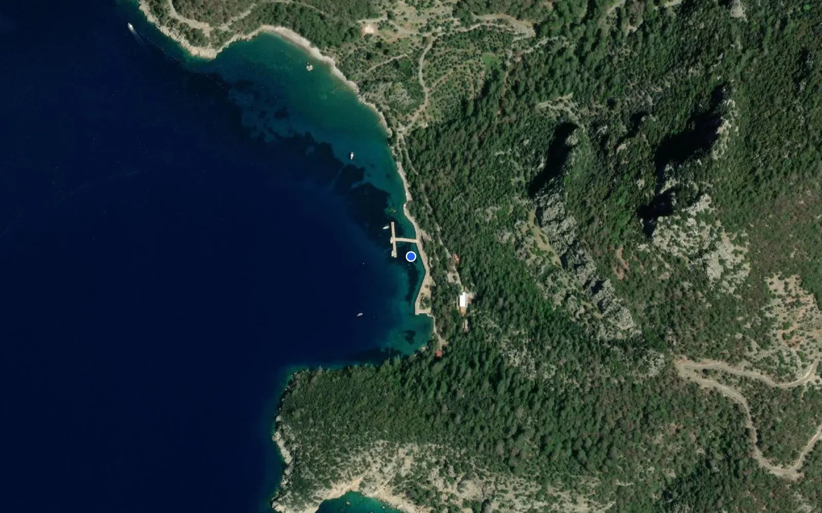 Satellite and nautical chart view of My Marina Yacht Club